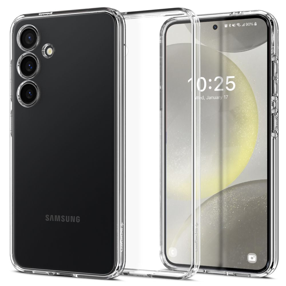 Ohišje za Samsung Galaxy S24 S921, Spigen, s tekočimi kristali, prozorno 