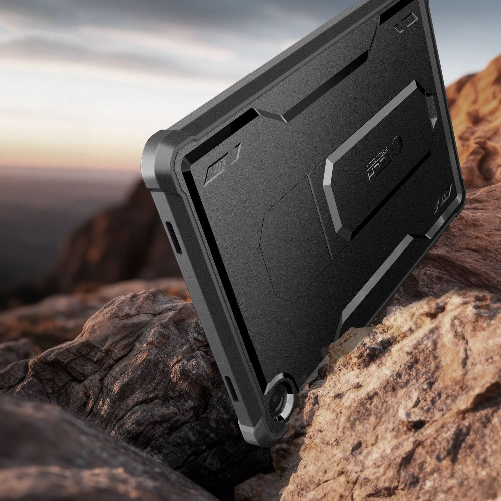Ovitek za Samsung Galaxy Tab A11+ / Tab A9+, Tech-Protect, Kevlar Pro, Črn