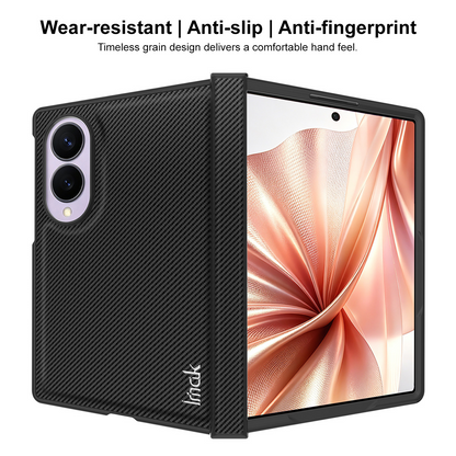 Ovitek za Samsung Galaxy Z Fold8 F971, Imak, Karbon, Črn