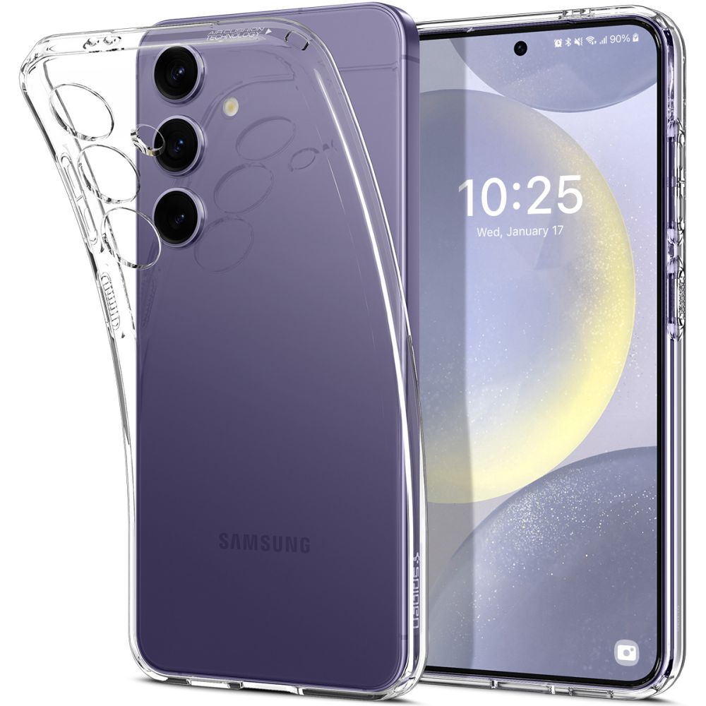 Ohišje za Samsung Galaxy S24 S921, Spigen, s tekočimi kristali, prozorno 