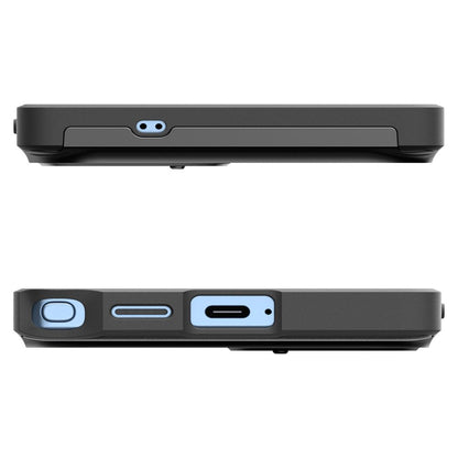 Ovitek za Samsung Galaxy S25 Ultra S938, Spigen, OPTIK ARMOR, Črn ACS08969