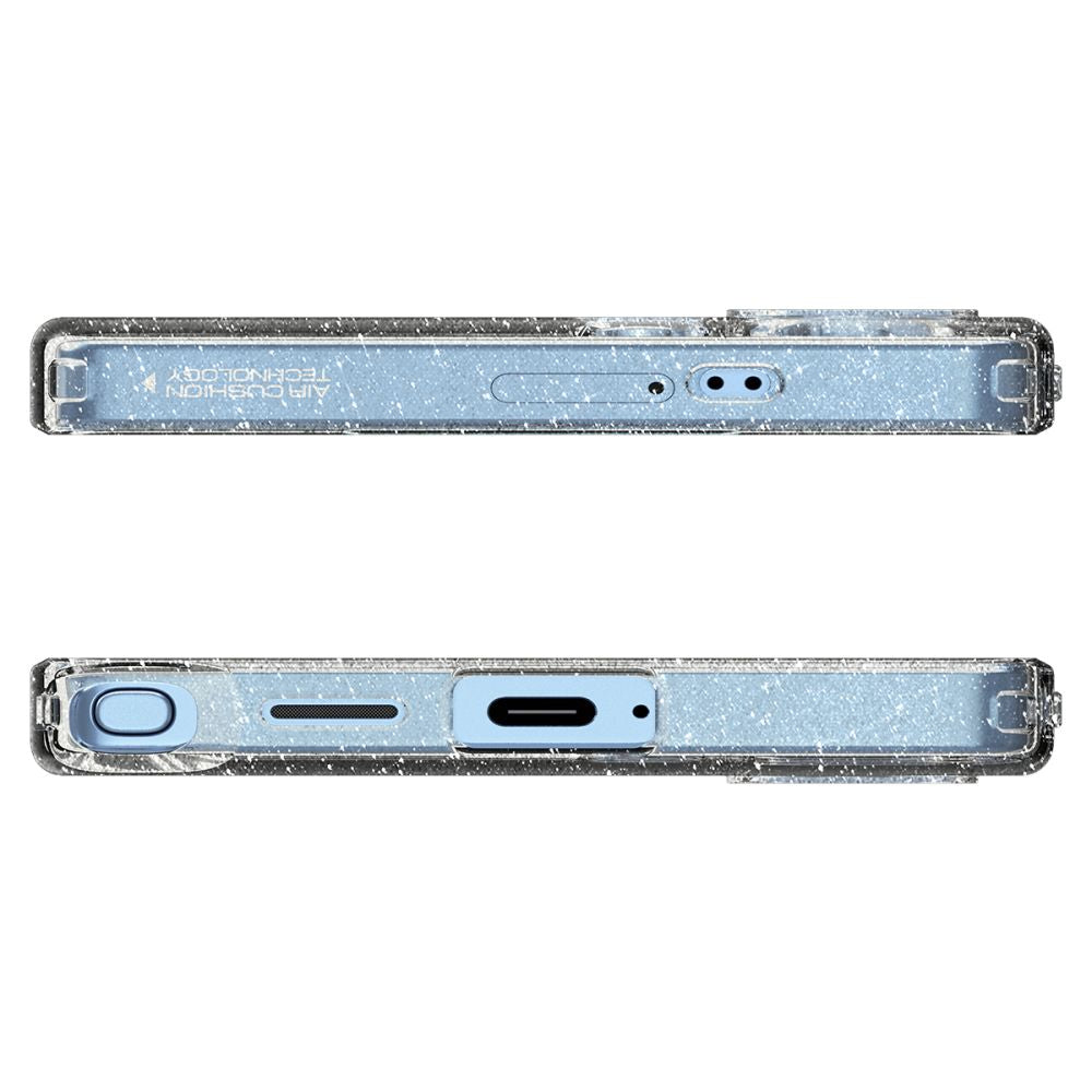 Ovitek za Samsung Galaxy S25 Ultra S938, Spigen, Liquid Crystal Glitter, Prozoren ACS08950