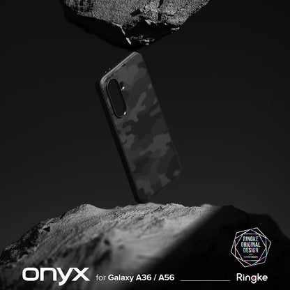 Case for Samsung Galaxy A56 A566 / A36 A366, Ringke, Onyx Camo, Black