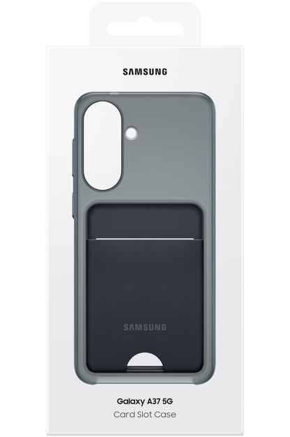 Ovitek za Samsung Galaxy A37 5G, Card Slot Case, Črn EF-OA376TBEGWW