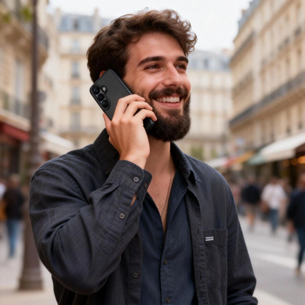Ovitek za Samsung Galaxy A57 5G, Tech-Protect, Magmat, mat črn