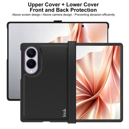 Ovitek za Samsung Galaxy Z Fold8 F971, Imak, Karbon, Črn