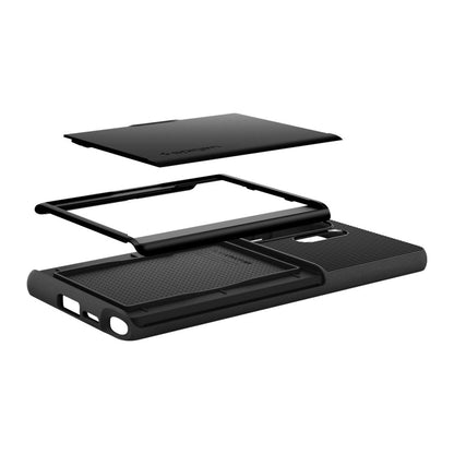 Ovitek za Samsung Galaxy S25 Ultra S938, Spigen, Slim Armor CS, Črn ACS08967