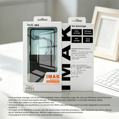 Ovitek za Samsung Galaxy Z Flip8 F776, Imak, ogljik, črn