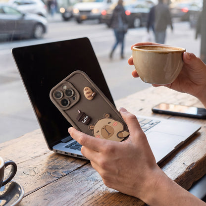 Case for Samsung Galaxy A26 A266, OEM, Ultra Trendy 3D Capybara, Brown