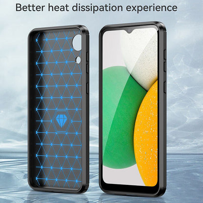 Ovitek za Samsung Galaxy A03 Core A032, Techsuit, Karbon, Črn