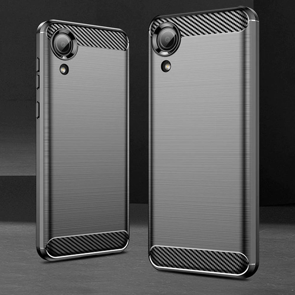 Ovitek za Samsung Galaxy A03 Core A032, Techsuit, Karbon, Črn