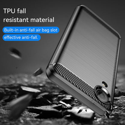 Ovitek za Samsung Galaxy A03 Core A032, Techsuit, Karbon, Črn