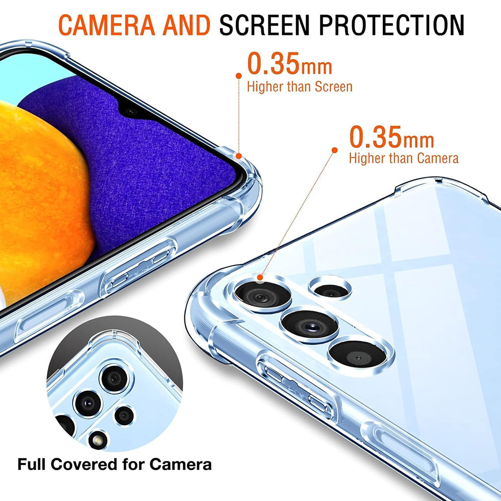 Case for Samsung Galaxy A04s A047 / A13 5G A136, Techsuit, Shockproof Clear, Transparent