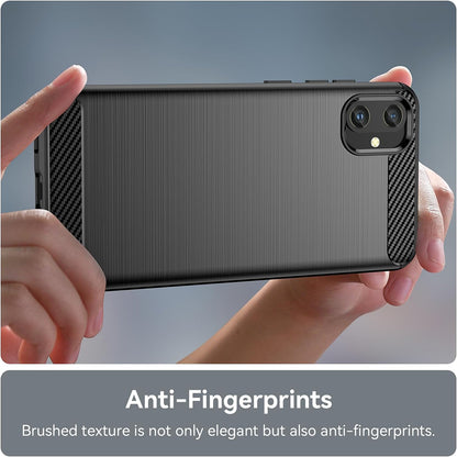 Ovitek za Samsung Galaxy A05 A055, Techsuit, Karbon, Črn