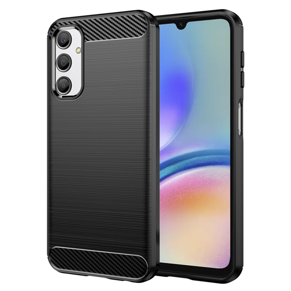 Ovitek za Samsung Galaxy A05s A057, Techsuit, Karbon, Črn