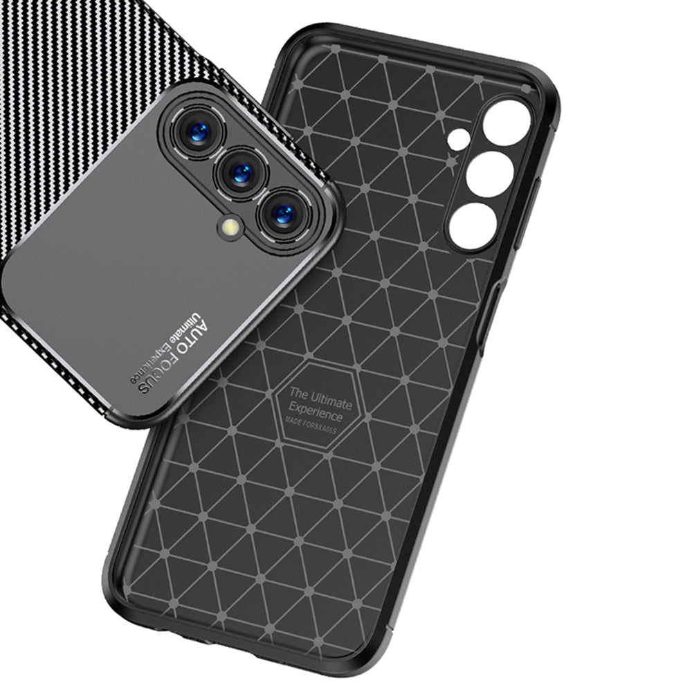 Ovitek za Samsung Galaxy A05s A057, Techsuit, CarbonFiber, Črn
