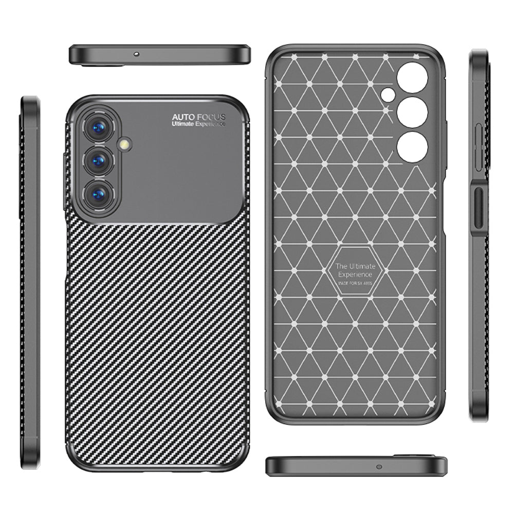 Ovitek za Samsung Galaxy A05s A057, Techsuit, CarbonFiber, Črn
