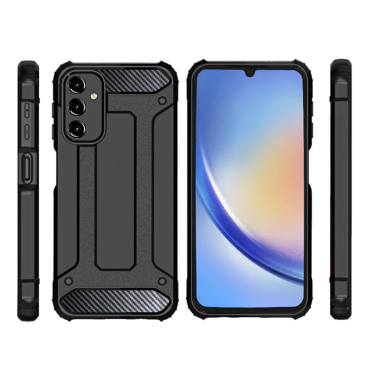 Ovitek za Samsung Galaxy A05s A057, Techsuit, Hybrid Armor, Črn