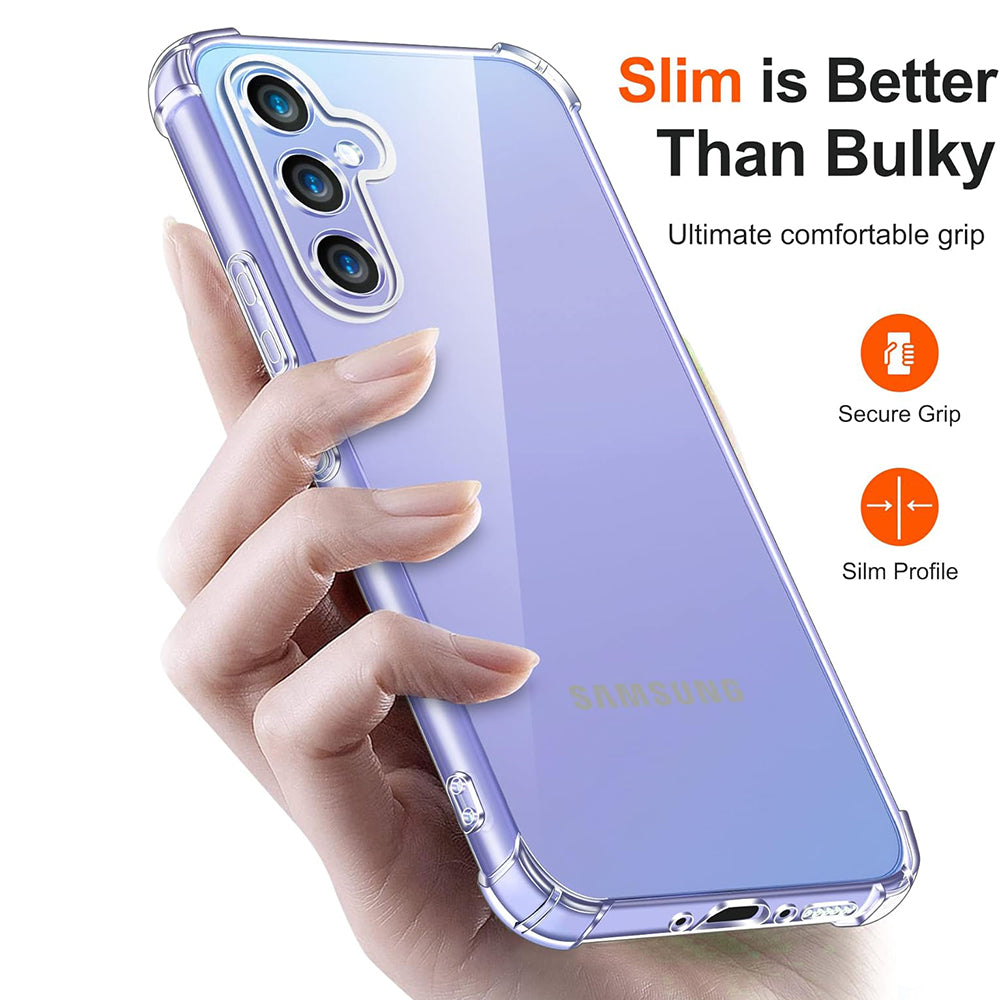Ovitek za Samsung Galaxy A05s A057, Techsuit, Proti udarcem Prozoren