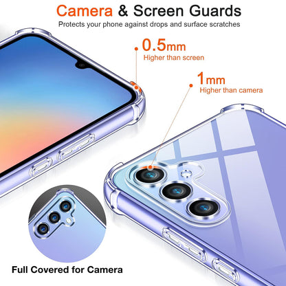 Ovitek za Samsung Galaxy A05s A057, Techsuit, Proti udarcem Prozoren
