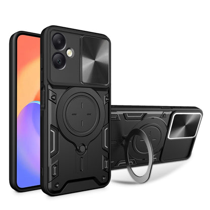 Ovitek za Samsung Galaxy A06 A065, Techsuit, CamGuard Pro, Črn