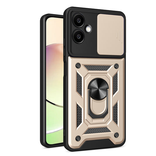 Ovitek za Samsung Galaxy A06 A065, Techsuit, CamShield, Zlata