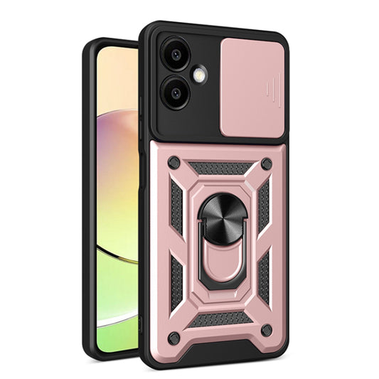 Ovitek za Samsung Galaxy A06 A065, Techsuit, CamShield, roza