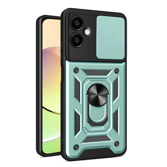 Ovitek za Samsung Galaxy A06 A065, Techsuit, CamShield, Zelen
