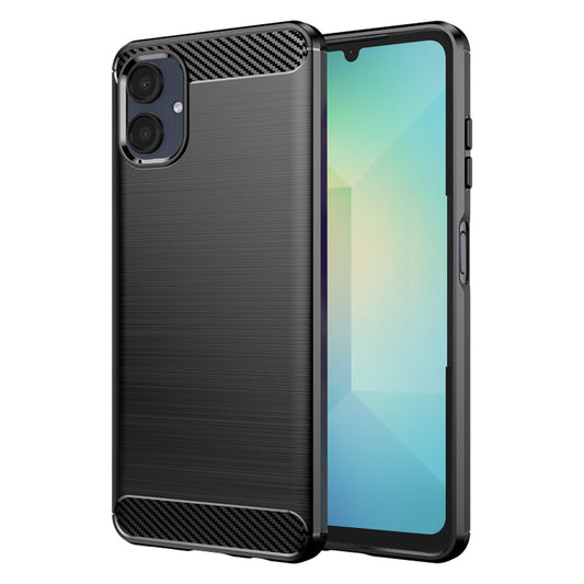 Ovitek za Samsung Galaxy A06 A065, Techsuit, Karbon, Črn