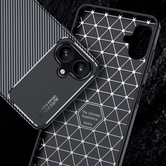 Ovitek za Samsung Galaxy A06 A065, Techsuit, CarbonFiber, Črn