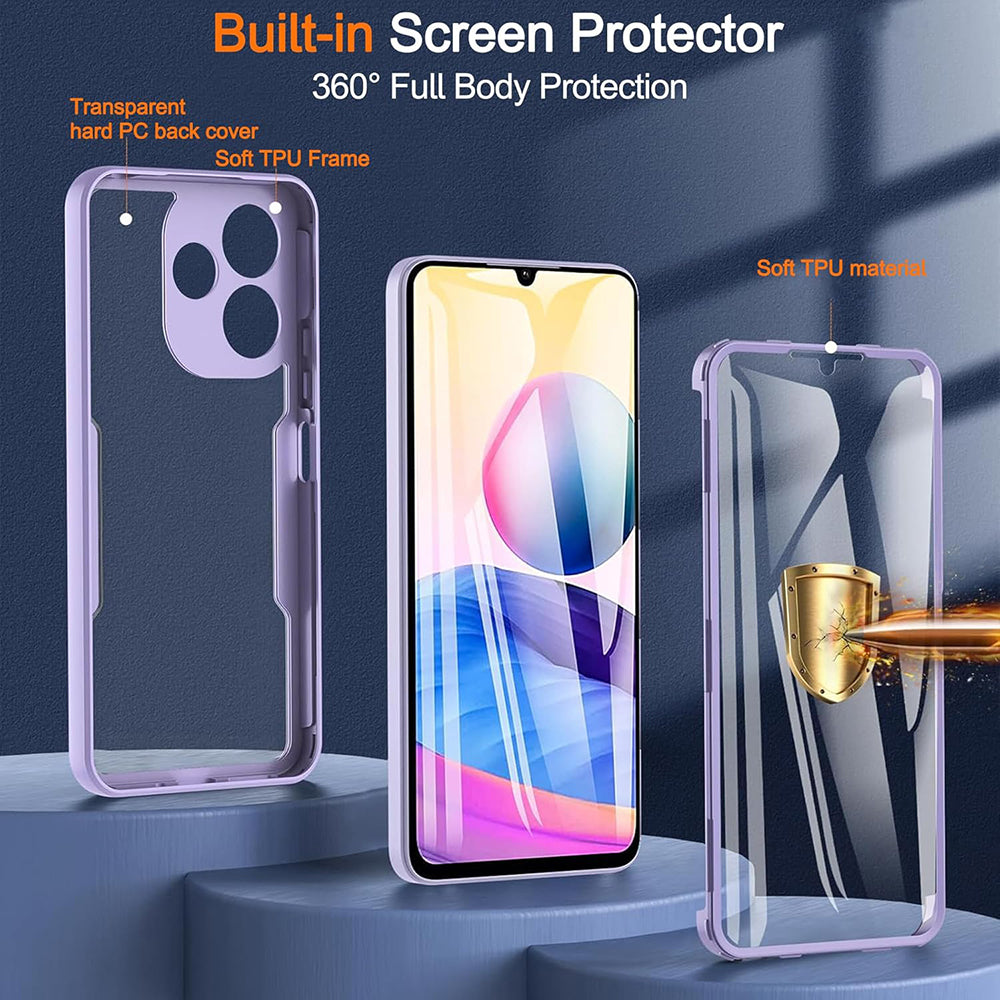 Case for Samsung Galaxy A06 A065, Techsuit, ColorVerse 360, Purple