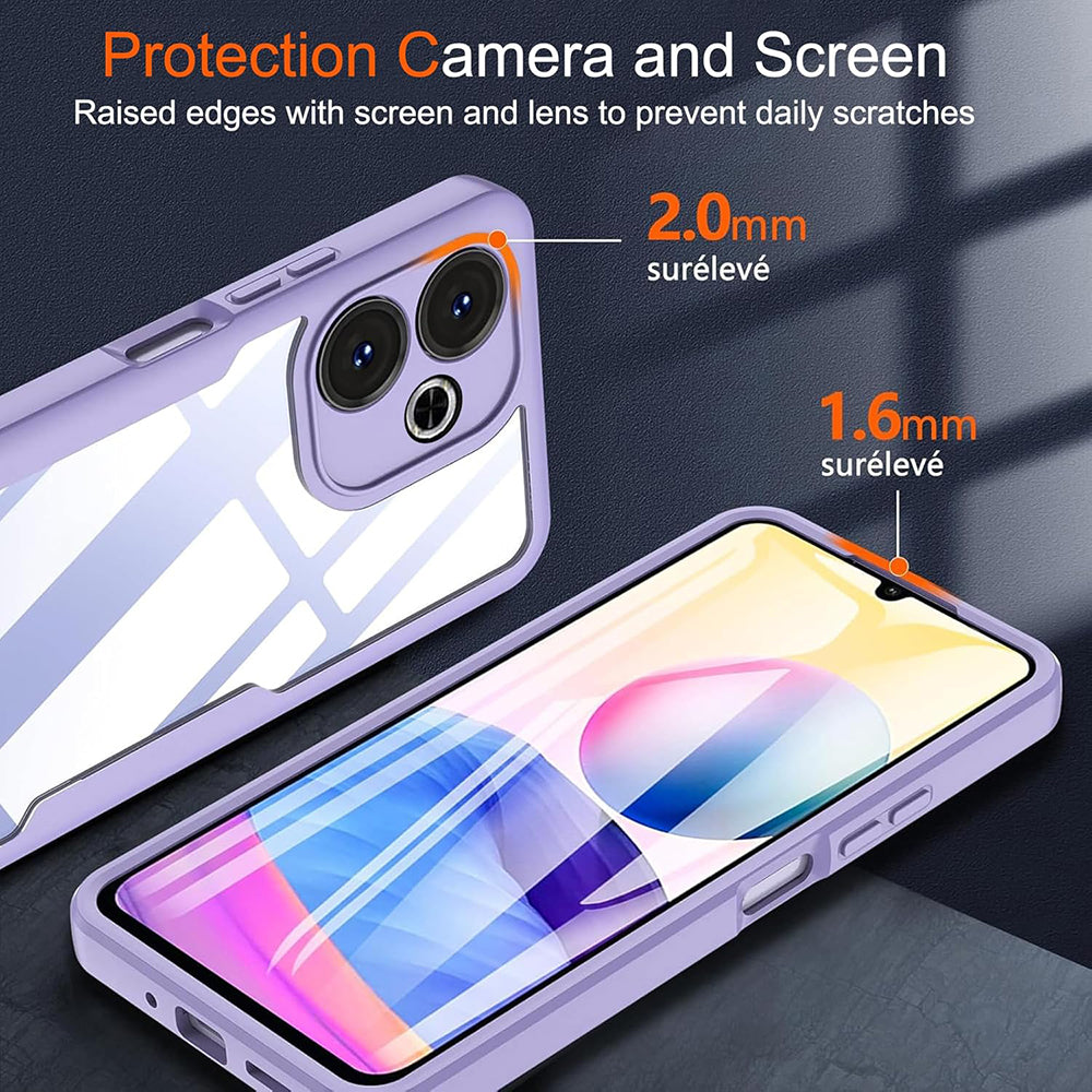 Case for Samsung Galaxy A06 A065, Techsuit, ColorVerse 360, Purple