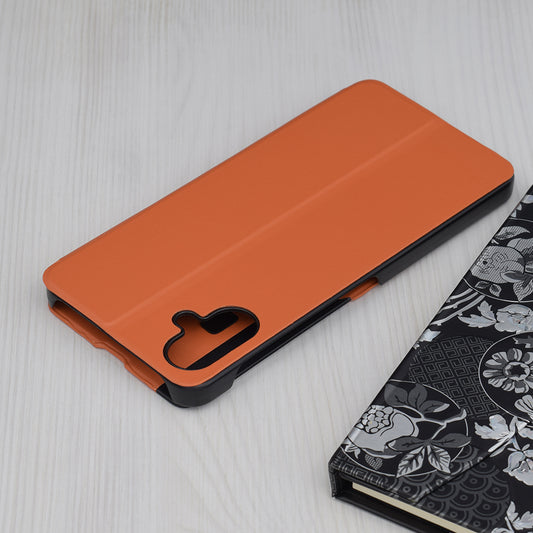 Ovitek za Samsung Galaxy A06 A065, Techsuit, eFold, Oranžen