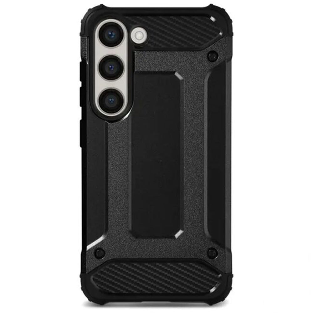 Case for Samsung Galaxy A06 A065, Techsuit, Hybrid Armor, Black