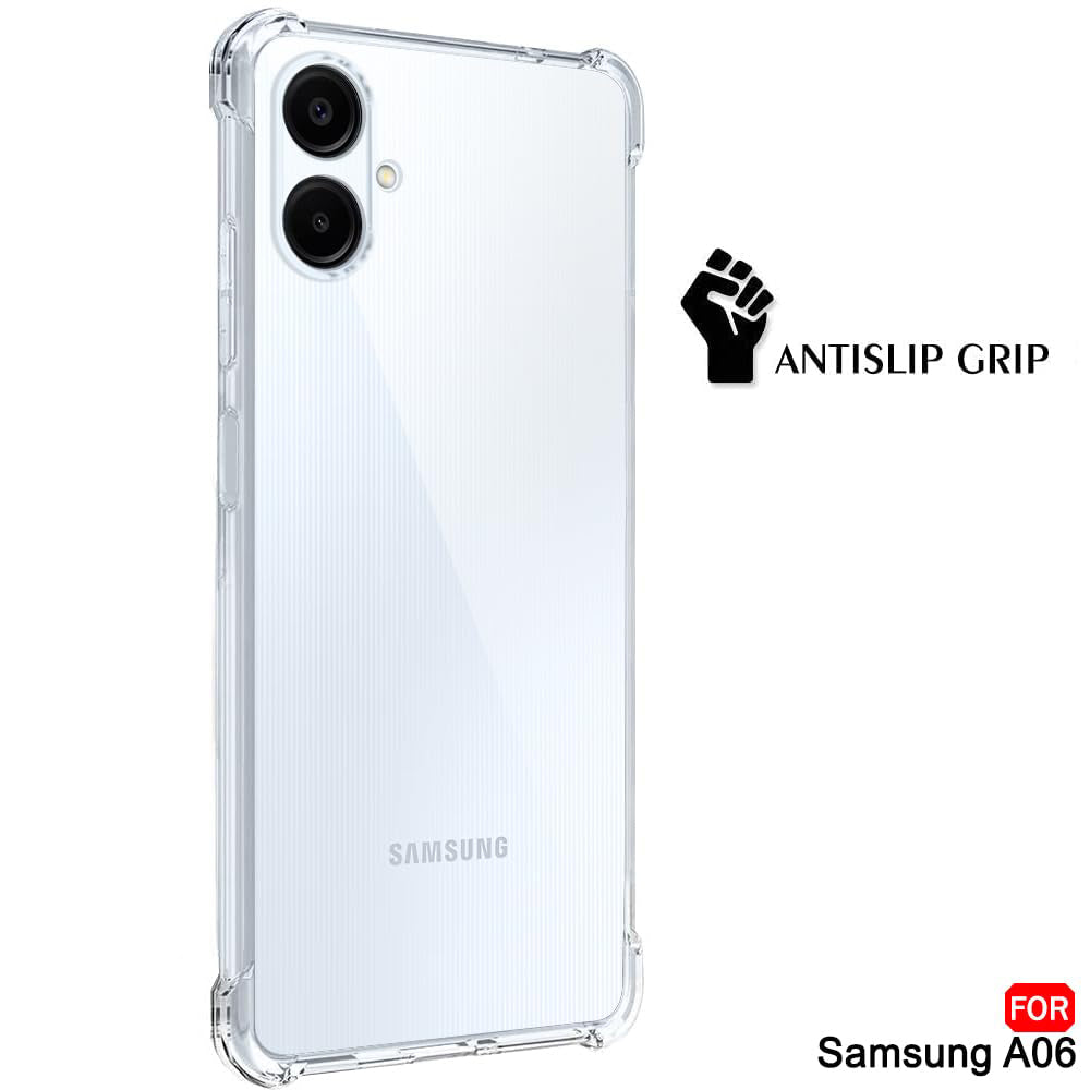 Ovitek za Samsung Galaxy A06 A065, Techsuit, Proti udarcem Prozoren, Prosojen