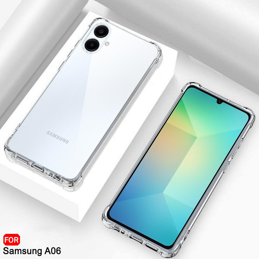 Ovitek za Samsung Galaxy A06 A065, Techsuit, Proti udarcem Prozoren, Prosojen