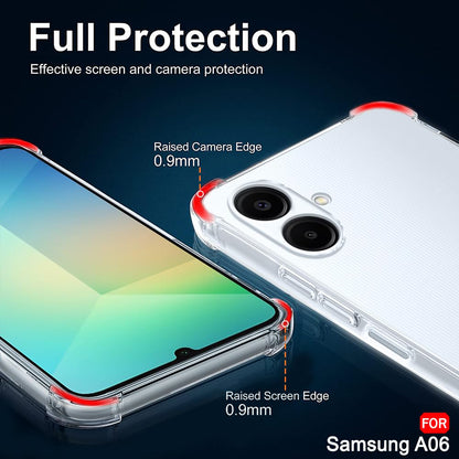 Ovitek za Samsung Galaxy A06 A065, Techsuit, Proti udarcem Prozoren, Prosojen