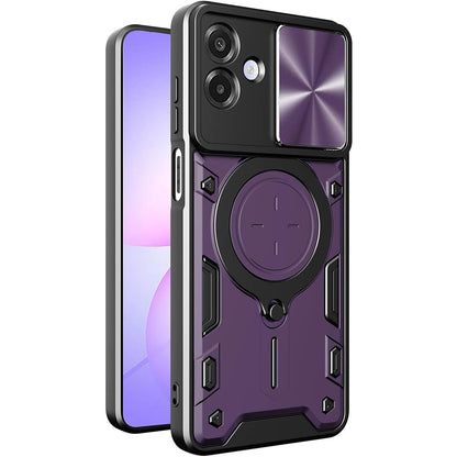 Ovitek za Samsung Galaxy A07 4G A075, Techsuit, CamGuard Pro, Vijoličen