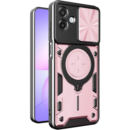 Ovitek za Samsung Galaxy A07 4G A075, Techsuit, CamGuard Pro, roza