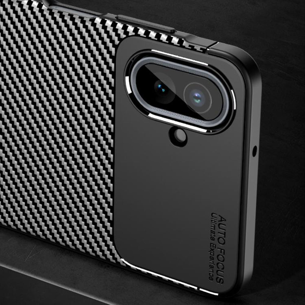 Ovitek za Samsung Galaxy A07 4G A075, Techsuit, CarbonFiber, Črn