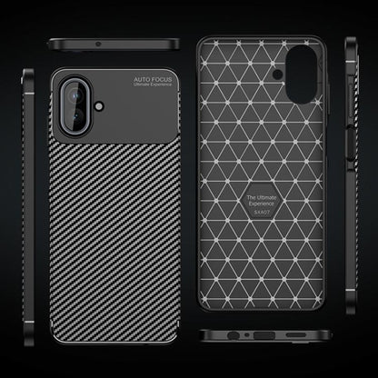 Ovitek za Samsung Galaxy A07 4G A075, Techsuit, CarbonFiber, Črn