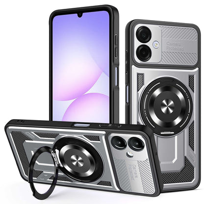 Ovitek za Samsung Galaxy A07 4G A075, Techsuit, RuggedCam, Siva