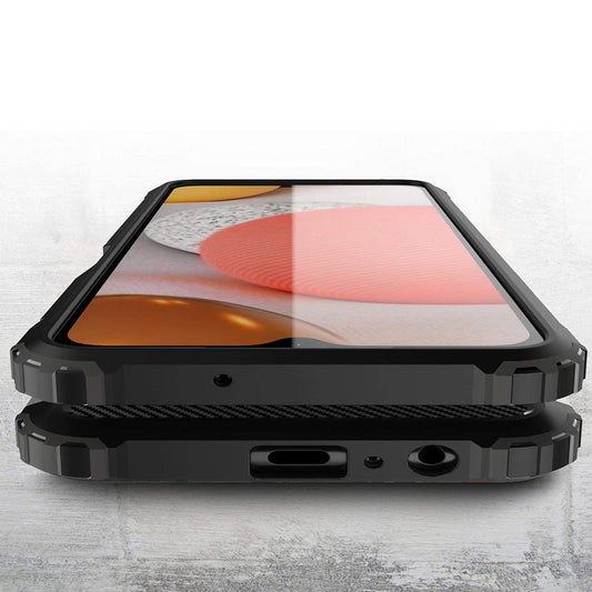 Ovitek za Samsung Galaxy A12 Nacho A127 / A12 A125, Techsuit, Hybrid Armor, Črn