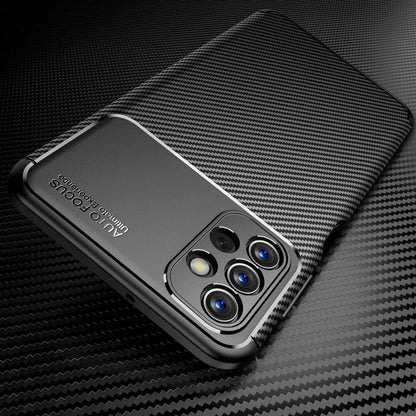 Ovitek za Samsung Galaxy A13 A135, Techsuit, CarbonFiber, Črn