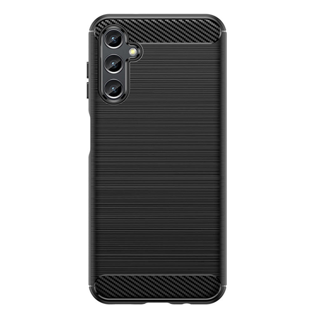 Ovitek za Samsung Galaxy A14 A145 / A14 5G A146, Techsuit, Karbon, Črn