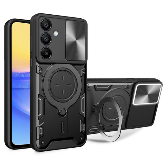 Ovitek za Samsung Galaxy A15 5G A156 / A15 A155, Techsuit, CamGuard Pro, Črn