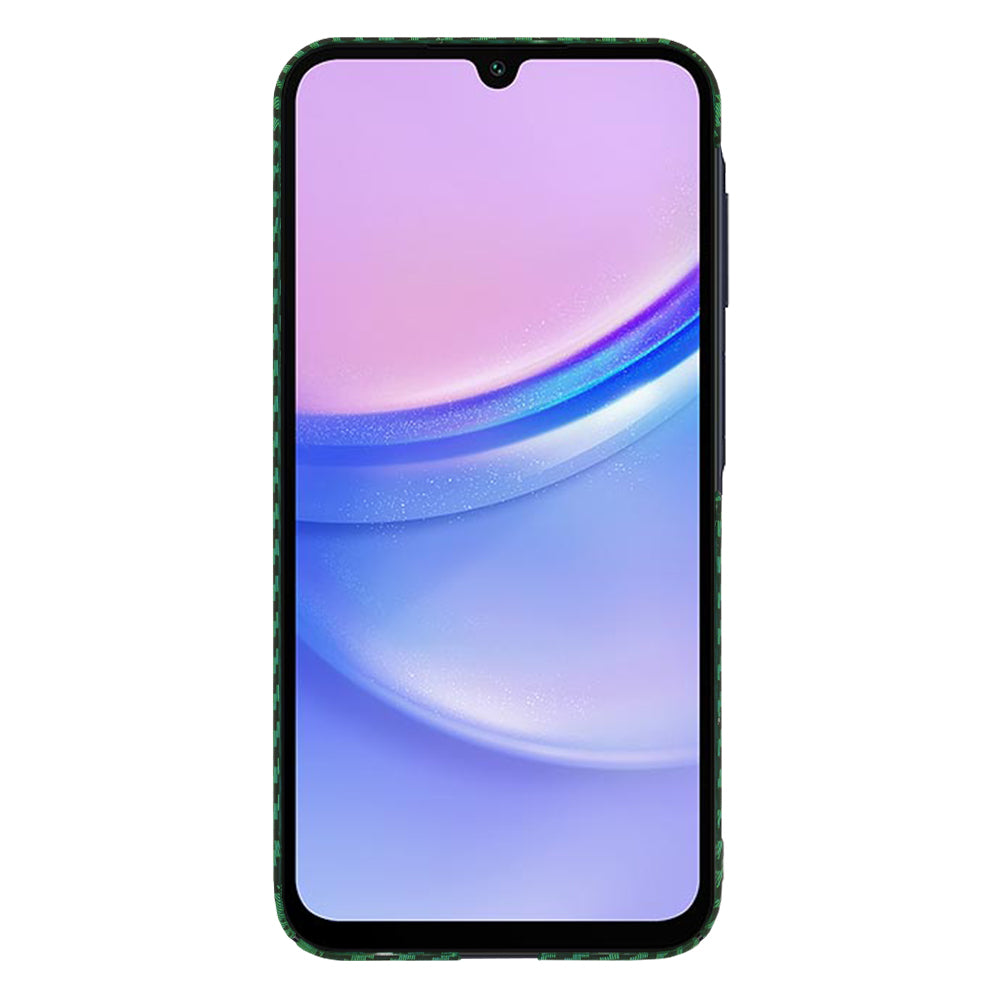 Ovitek za Samsung Galaxy A15 5G A156 / A15 A155, Techsuit, Carbonite FiberShell, Zelen