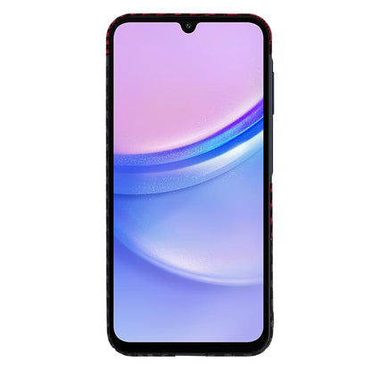 Ovitek za Samsung Galaxy A15 5G A156 / A15 A155, Techsuit, Carbonite FiberShell, Črno Rdeč