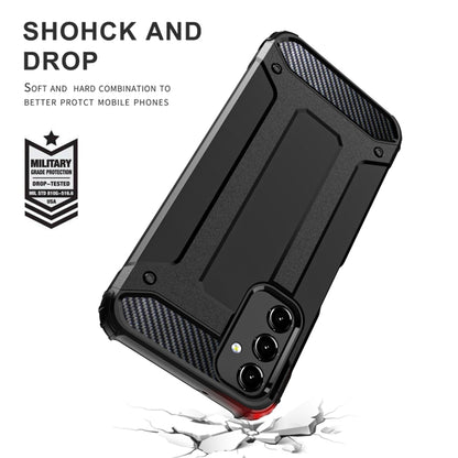Case for Samsung Galaxy A15 5G A156 / A15 A155, Techsuit, Hybrid Armor, Black