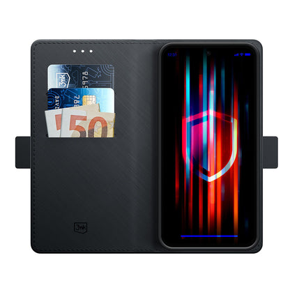 Ovitek za Samsung Galaxy A16 5G A166 / A16 4G A165, 3MK, Denarnica, Črn
